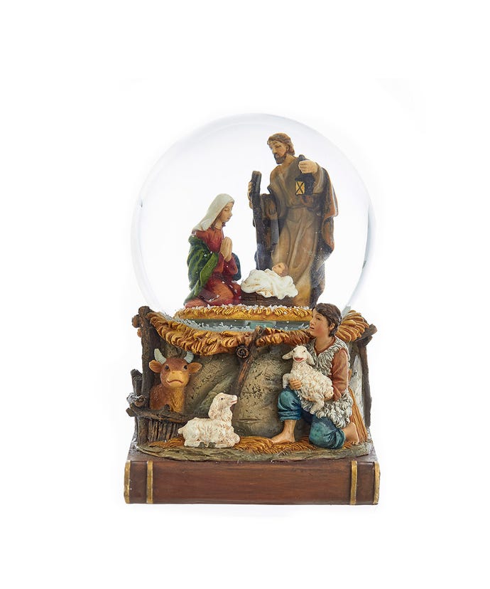 Kurt Adler Battery-Operated Musical Nativity Water Globe