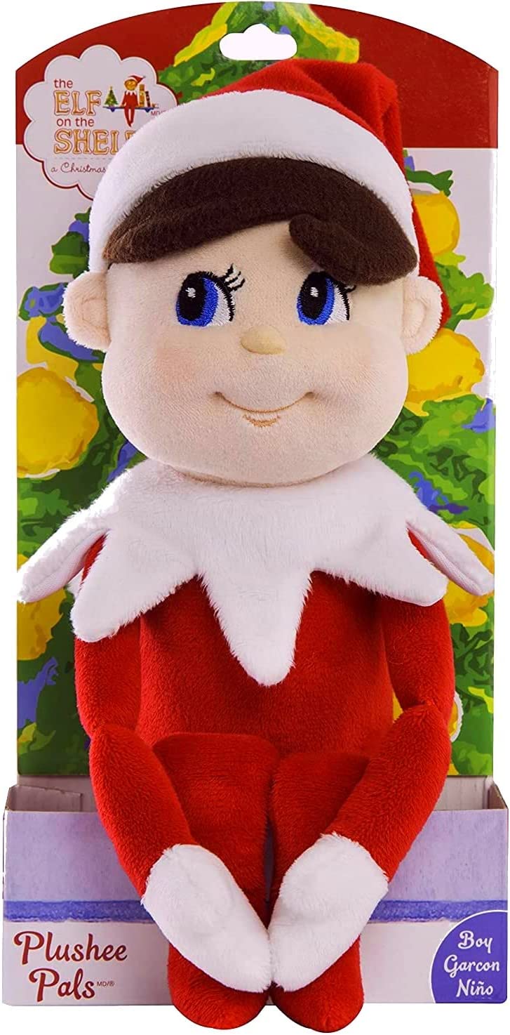 Elf on the store shelf plush boy