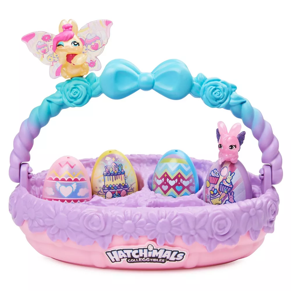 Hatchimals CollEGGtibles Family Spring Toy Basket