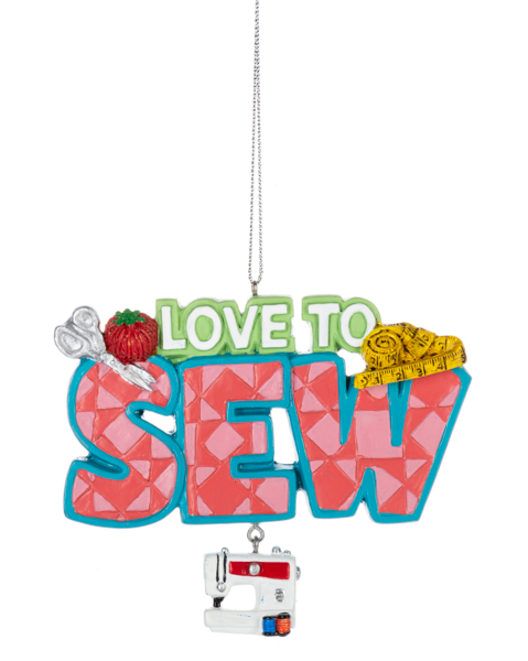 Love To Sew Ornament