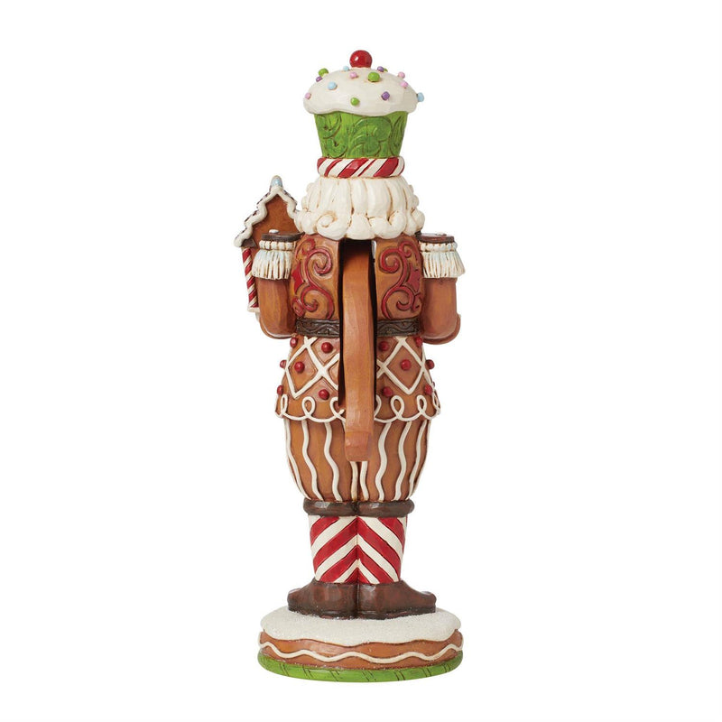 Jim Shore Heartwood Creek "Let's Get Crackin" Gingerbread Nutcracker Figurine