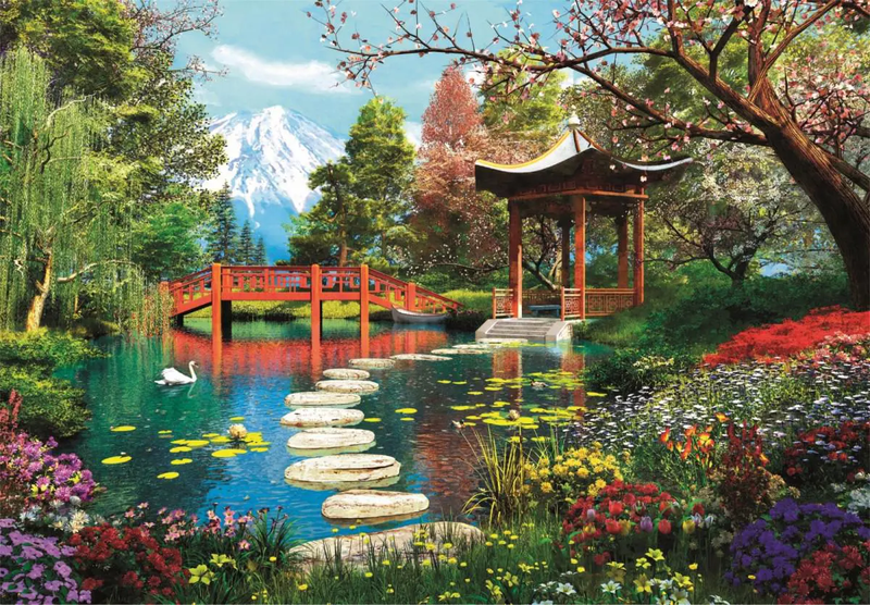 Fuji Garden - 1000 Piece Puzzle