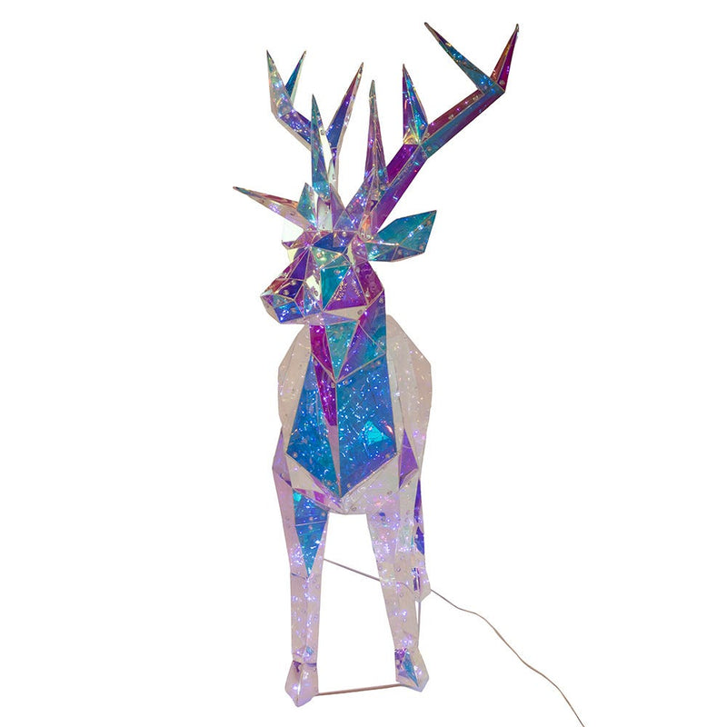 3 Foot LED Multifunction Holographic Reindeer