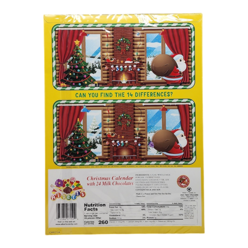 Chocolate Advent Calendar (1.76 oz) - Santa in his Sleigh