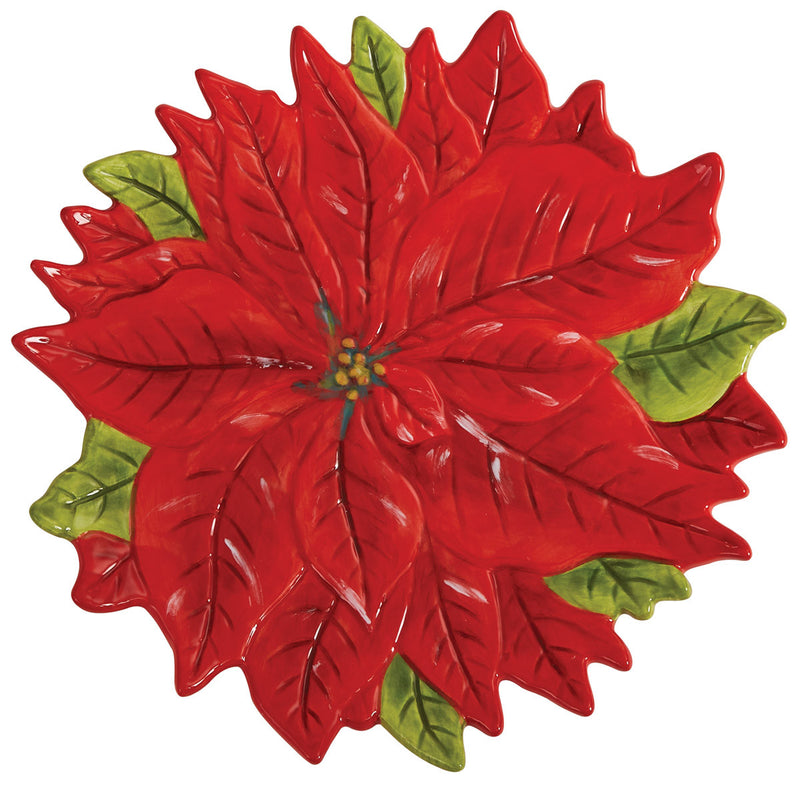 Poinsettia Pine Small Plate