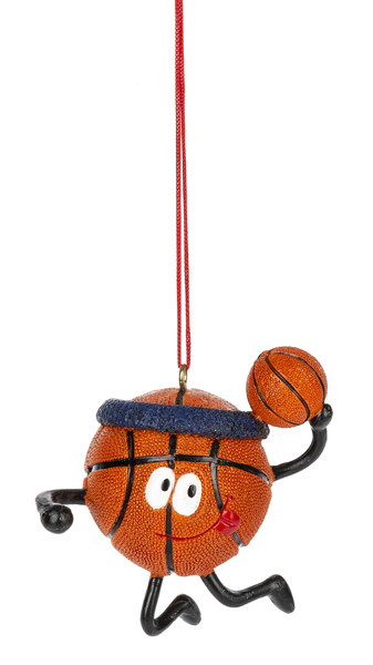 Sport Ball Ornament - Basketball