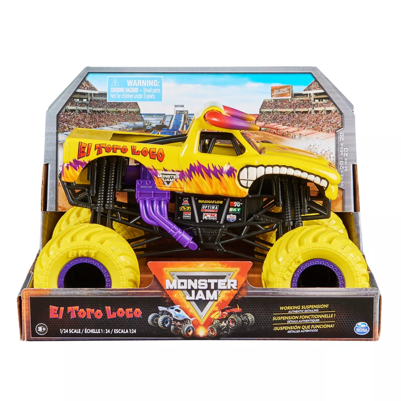 Monster Jam 1:24 Scale Monster Truck - El Toro Loco