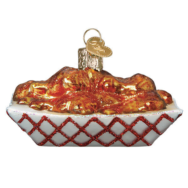 Hot Wings With Dip Ornament