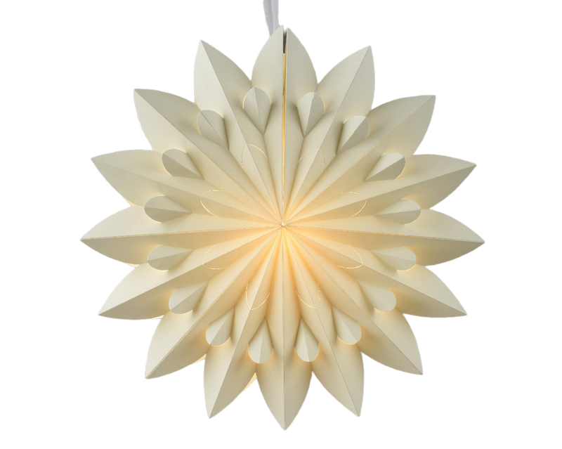 LED Lighted Paper Star - 23 Inch - Plug in