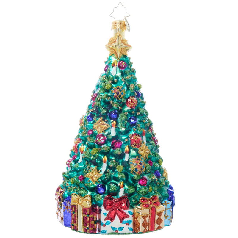 Twinkling Tree - Glass Ornament