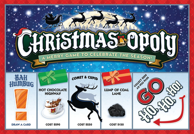 Christmas  Opoly Board Game