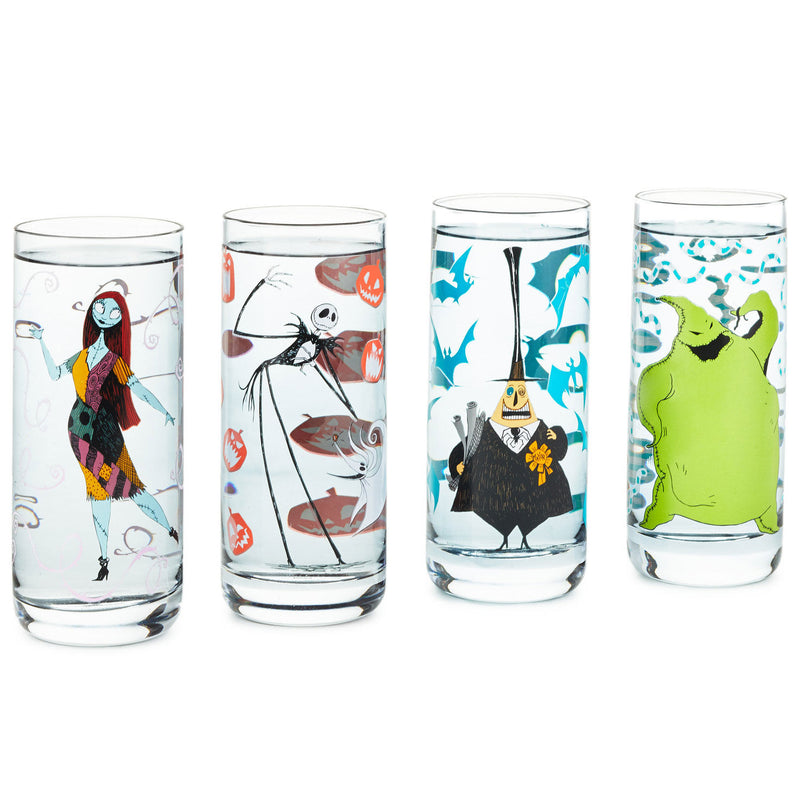 The Nightmare Before Christmas Color-Changing Drinking Glasses - 4 Piece Set