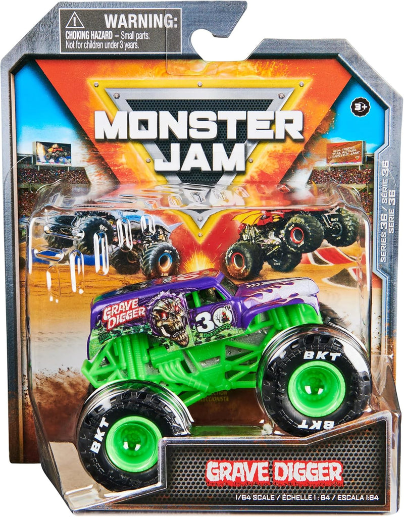 Monster Jam Official 1:64 Scale Monster Truck -  Grave Digger