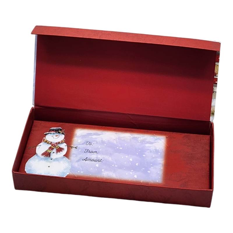 Money / Gift Card Holder - Season's Greetings Snowman