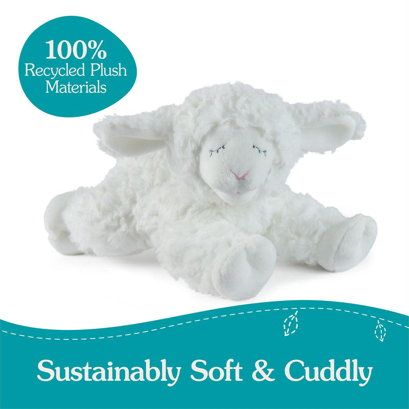 Winky Lamb - Plush Rattle - 7 Inch