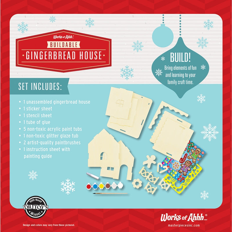 Buildable Gingerbread House Craft Set