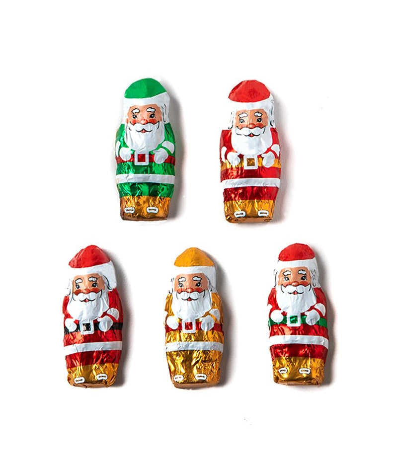 Foil-wrapped Chocolate Santa - 2 Inch