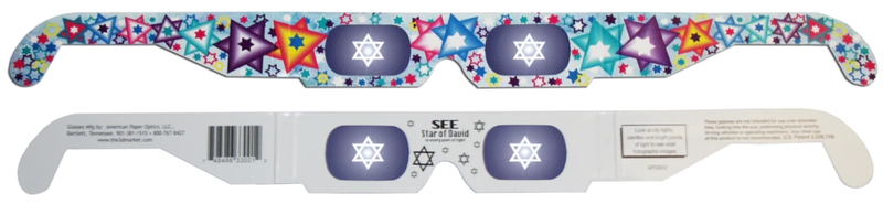 3D Glasses - Star of David