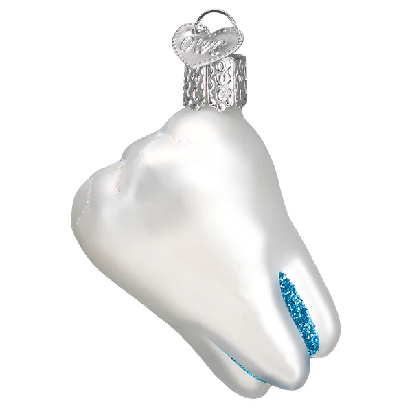 Tooth Glass Ornament