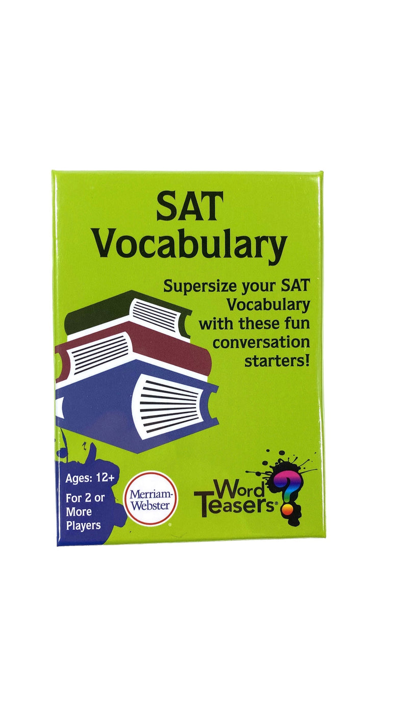 SAT Vocabulary - Word Teaser Card Game