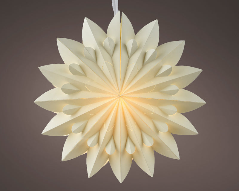 LED Lighted Paper Star - 23 Inch - Plug in