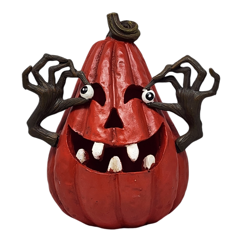 Light Up Jack-O-Lantern - Red