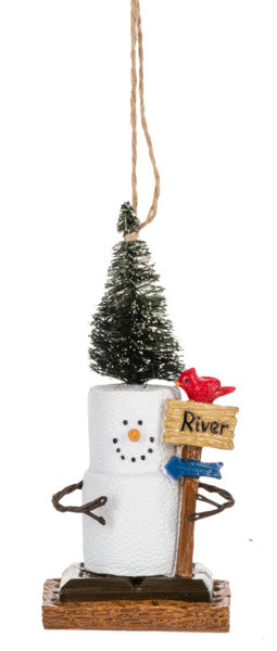 S'mores Outdoor Fun Ornament - River