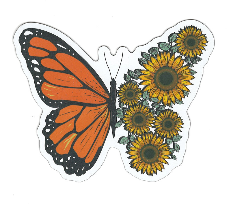 Large Flex Magnet - Sunflower Butterfly