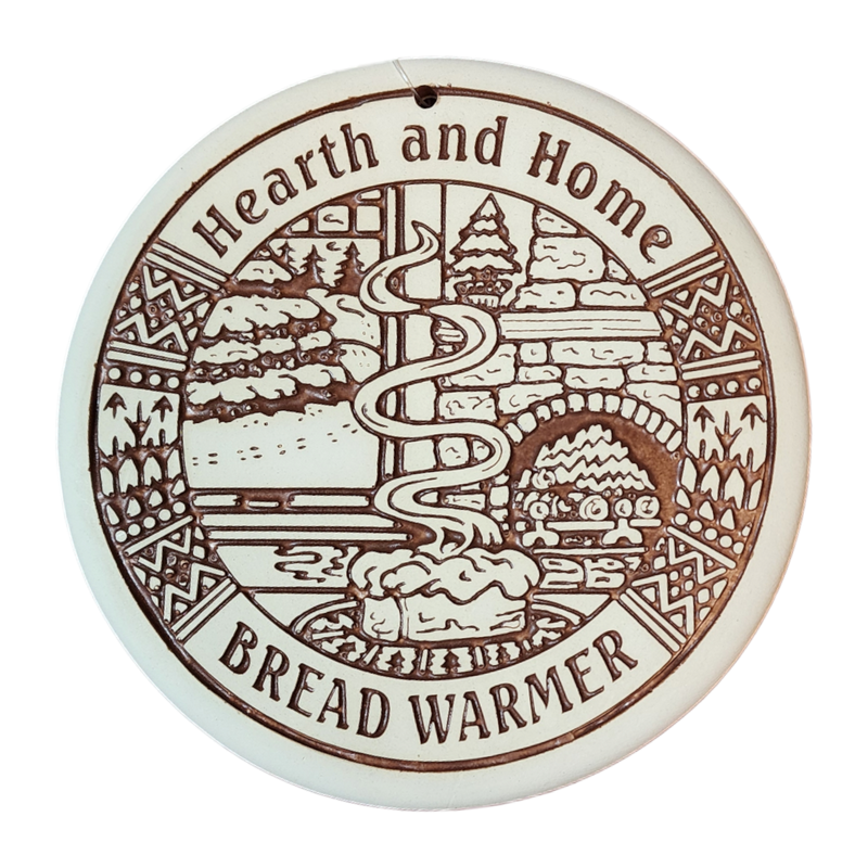 Bread Warmer Ceramic - Winter Hearth Brown