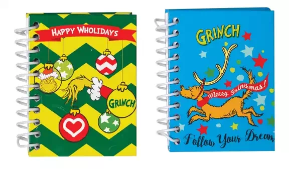 Dr. Seuss - The Grinch Spiral Notebook 2 Pack - Style