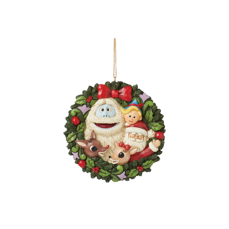 Rudolph & Friends Wreath Ornament