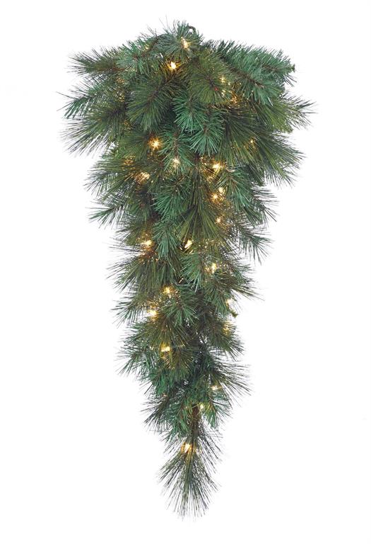 Anchorage Fir Teardrop - Prelit - 32 Inch