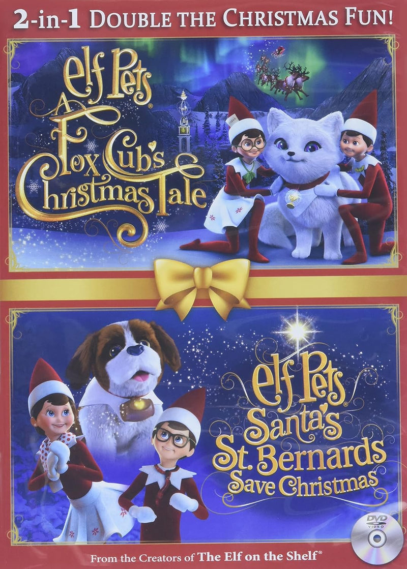 Elf Pets Fox Cub and St. Bernard Animated Specials - Dual DVD