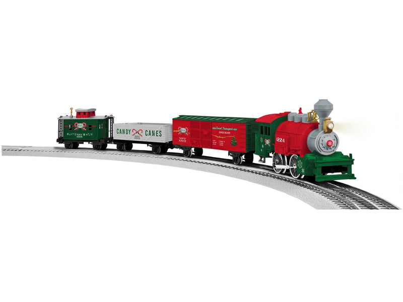 Lionel Junction Christmas Train with Lighted Track - O Gauge