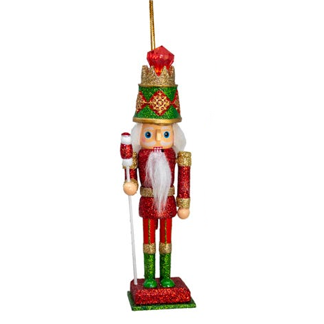 5 Inch Hollywood Nutcracker Ornament - Red King