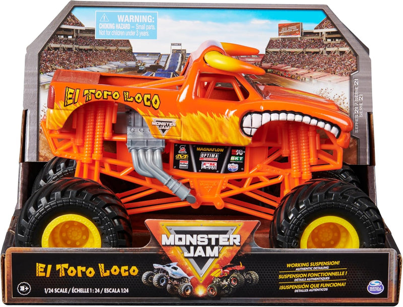 Monster Jam 1:24 Scale Monster Truck - El Toro Loco