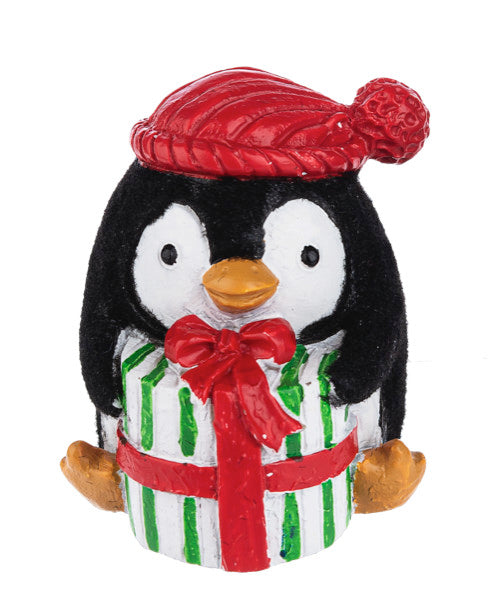 Christmas Penguin Pocket Charm -