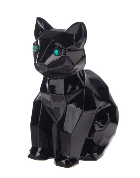 Acrylic Cat Figurine - Black