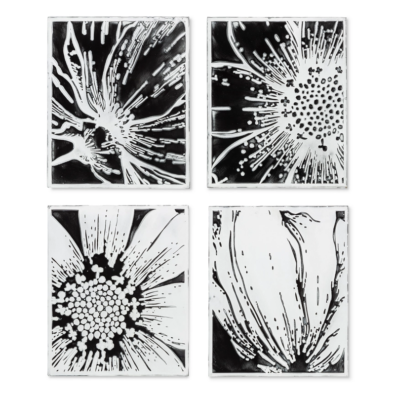 Black & White Metal Wall Art -