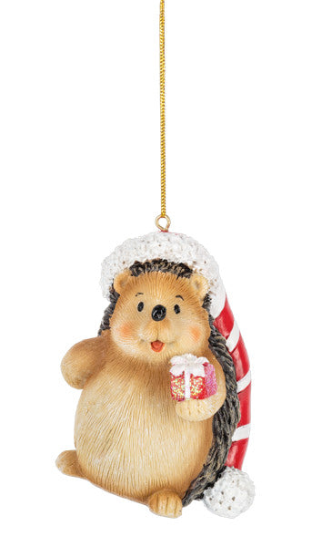 Christmas Hedgehog Ornament -