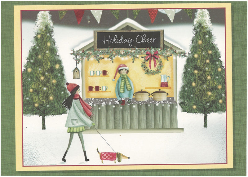 Happily Home Boxed Cards - Set of 18 - Holiday Cheer