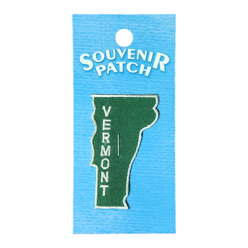 Vermont Iron on Patch - Vermont State Outline