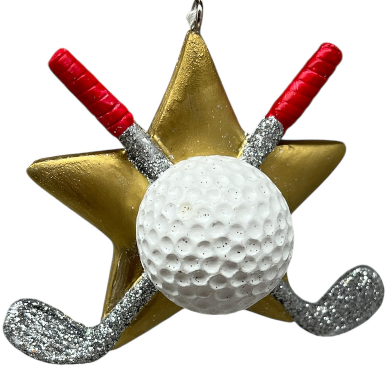 Golf Star Ornament