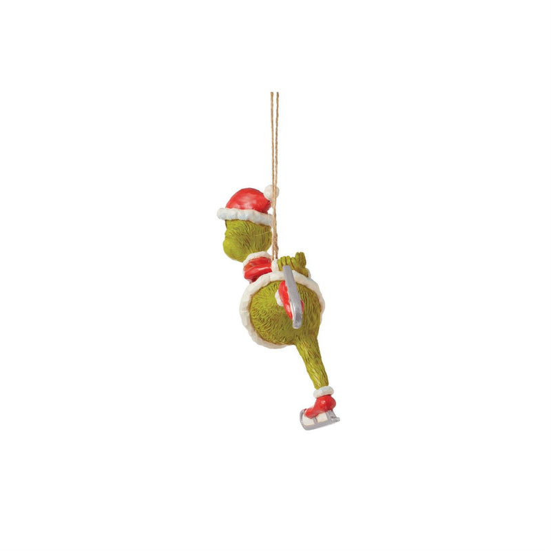 Grinch Ice Skating Ornament