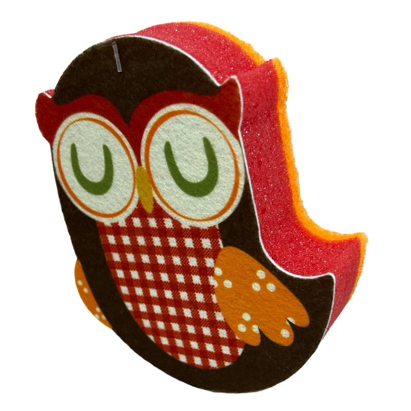 Autumn Sponge - Owl