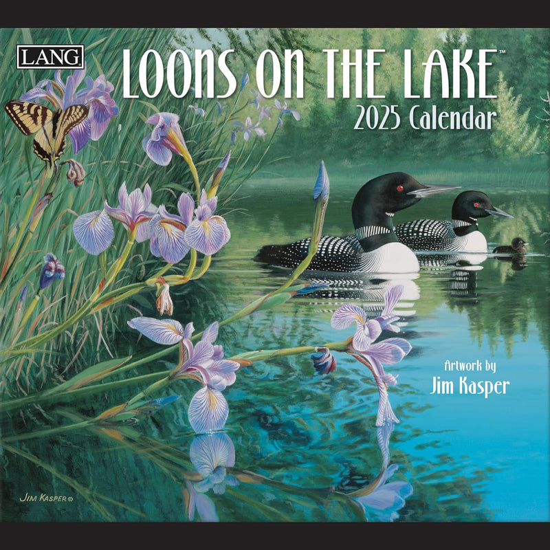 2025 Loons On The Lake Wall Calendar