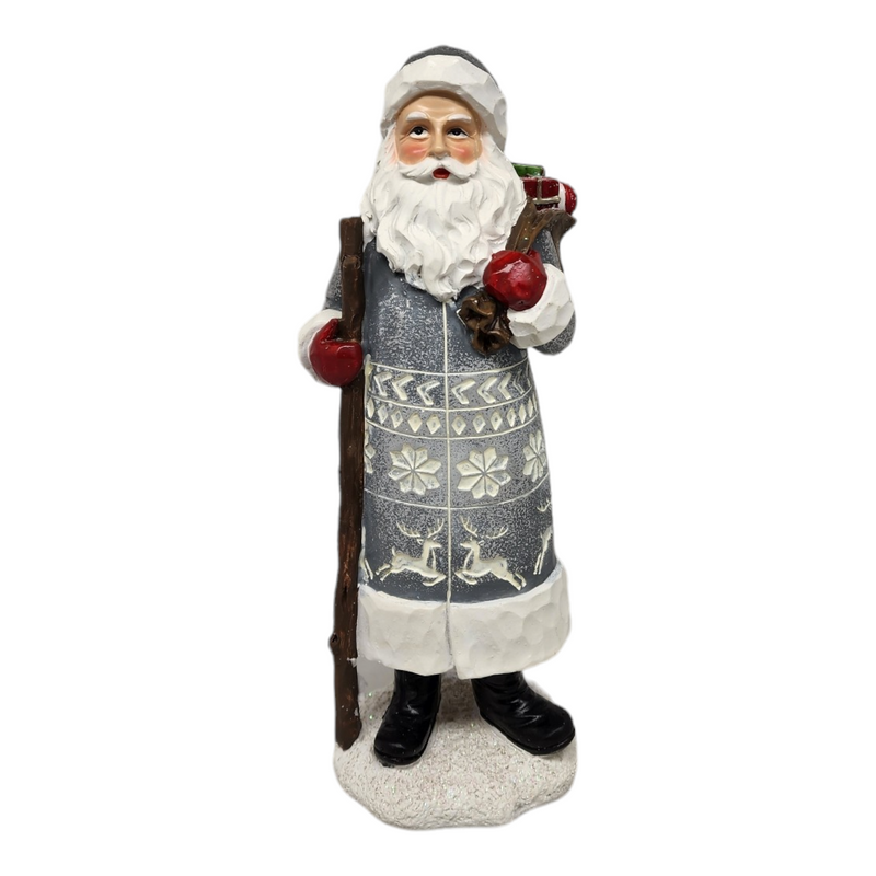 Woodland Santa Figurine -