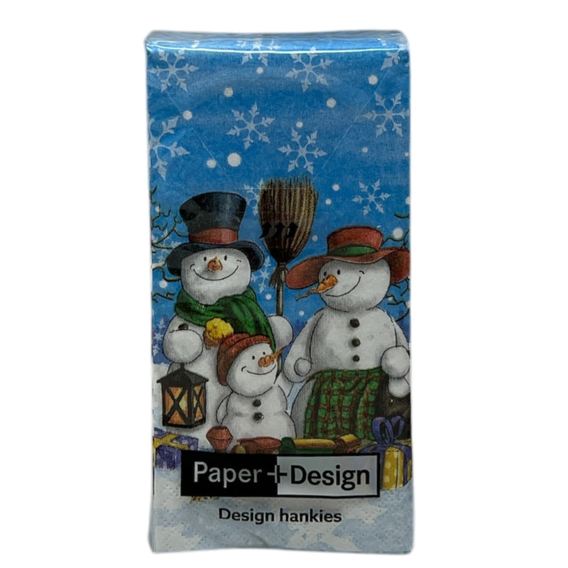 Christmas Hankie - Snowman