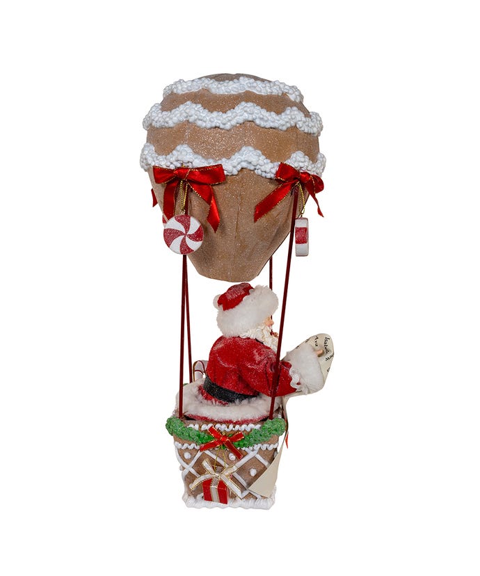 Fabriché Hot Air Balloon Santa