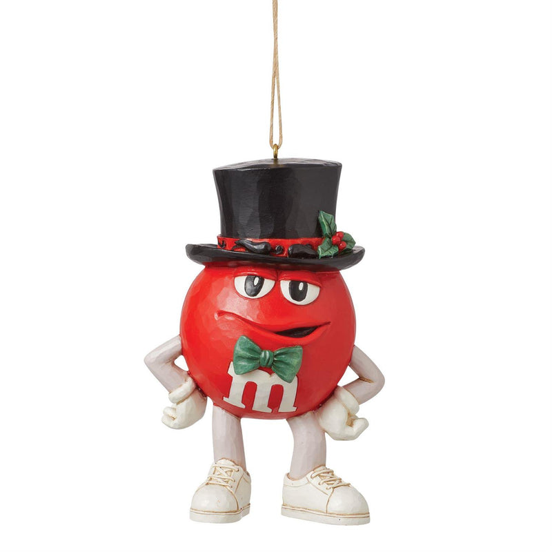 M&M'S Red Character in a Top Hat - Ornament